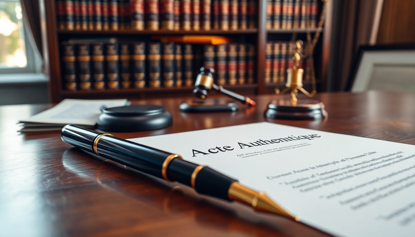 Les enjeux d'un acte authentique dans une succession